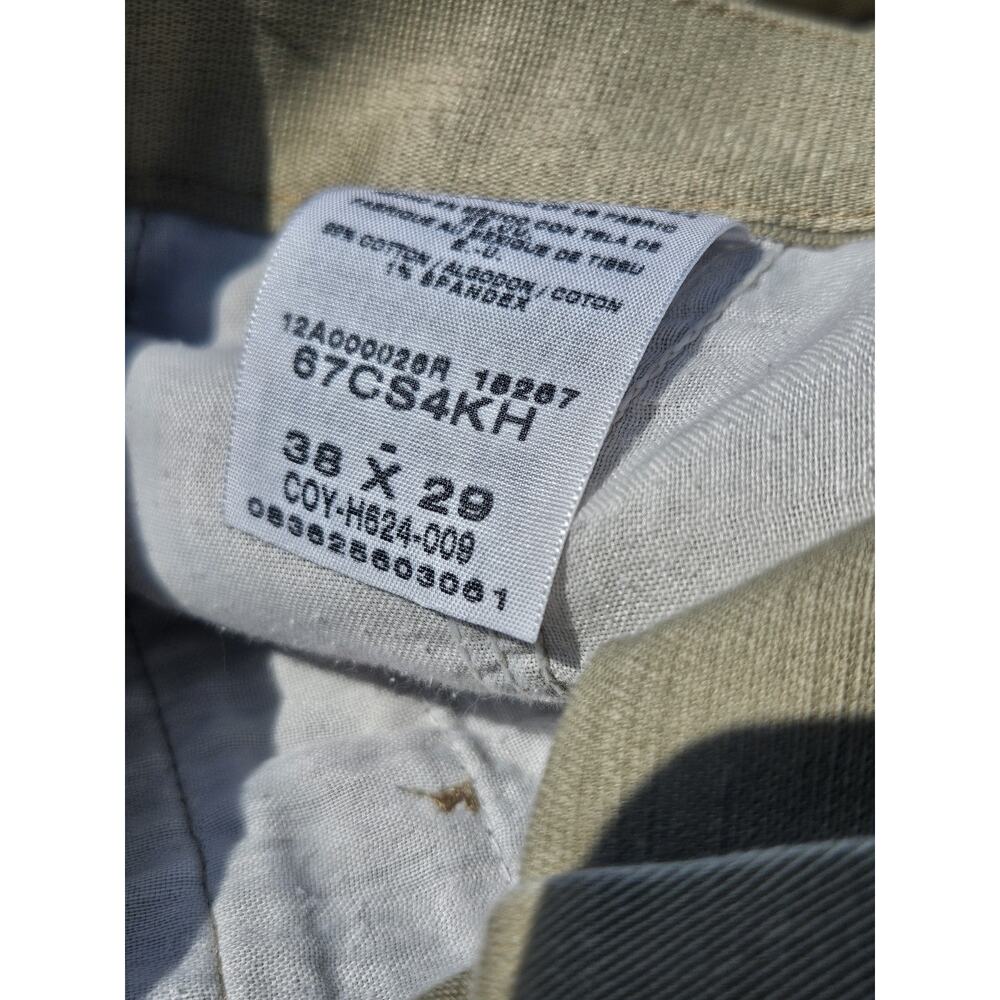 Wrangler Mens Pants 38 X 29 Khaki Comfort Solution Series Straight Leg Casual - Picture 3 of 5